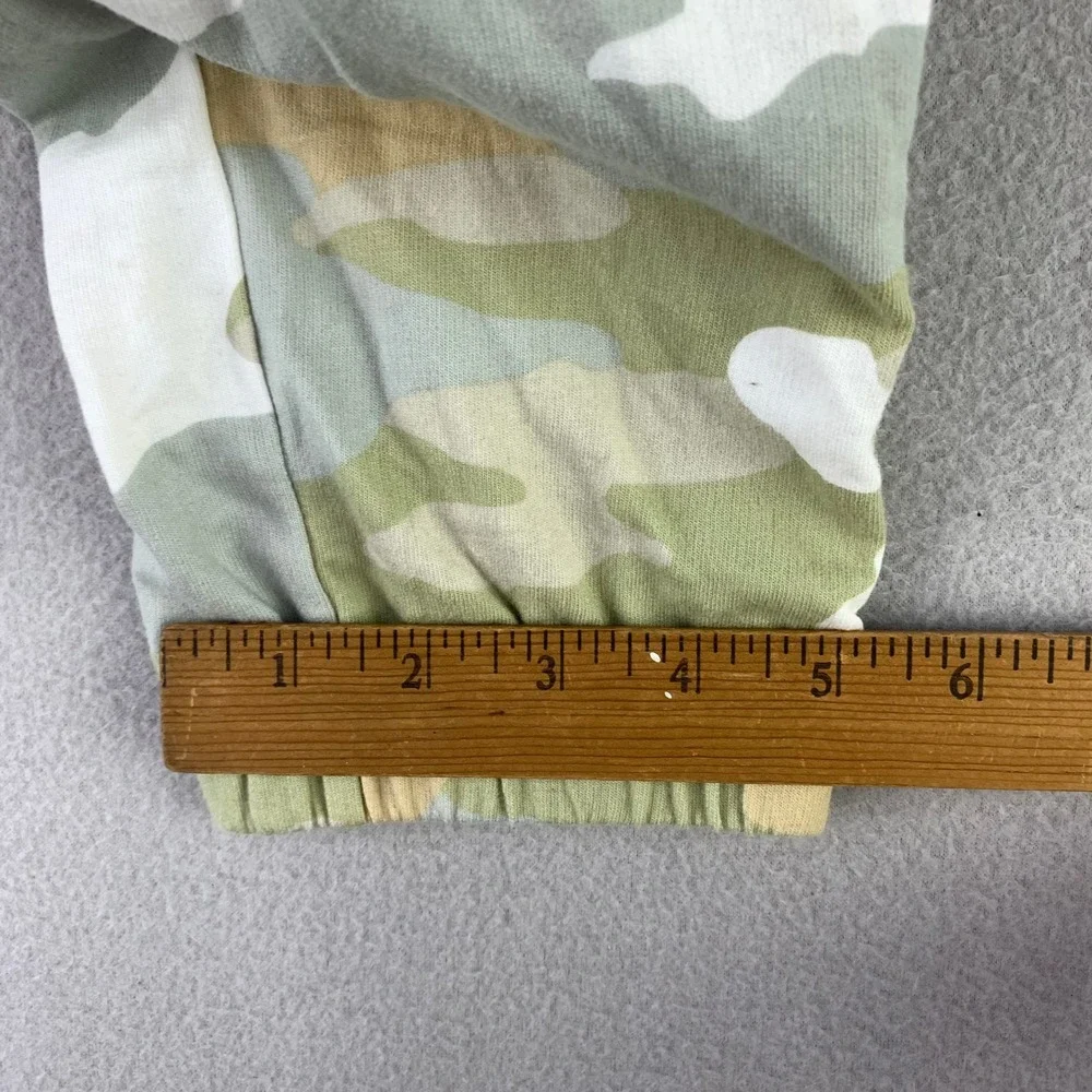 Aerie Camo Jogger Pants Women S Green Camouflage Elastic Waist Casual Loungewear